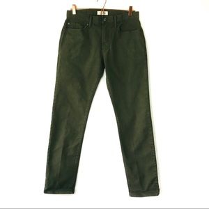 Gap 1969 Men’s Denim Slim army green jeans 30x32
